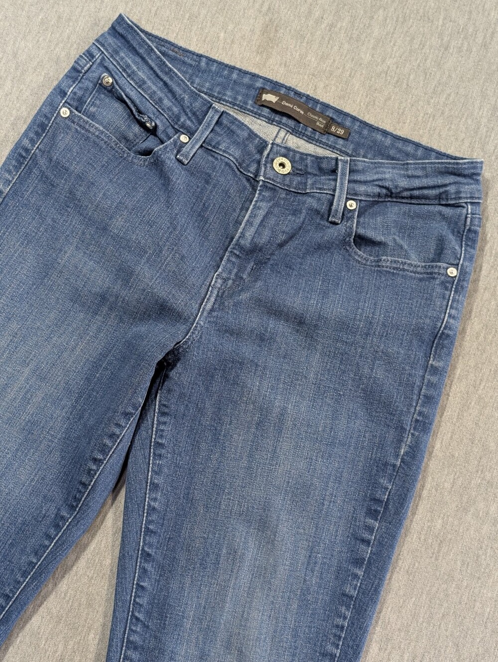 Levi's San Francisco Demi Curve Boot Jeans Women's 8/29 Blue Classic Rise